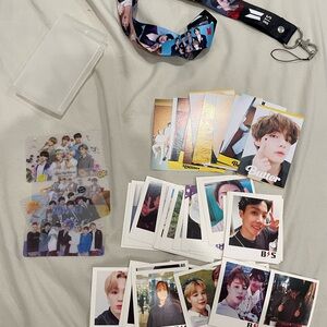 BTS Photo Card Set with Lanyard